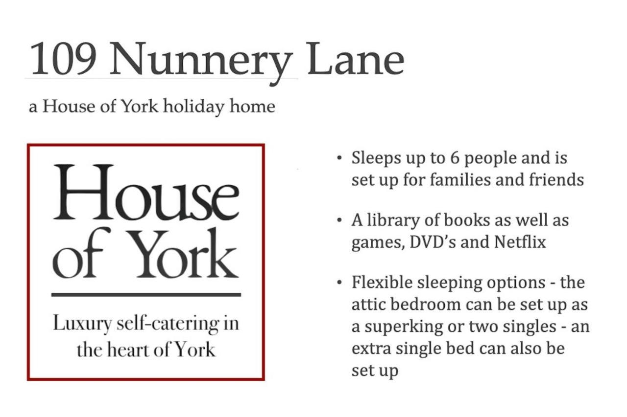 Villa Spencer House & 107 & 109 Nunnery Lane York Esterno foto