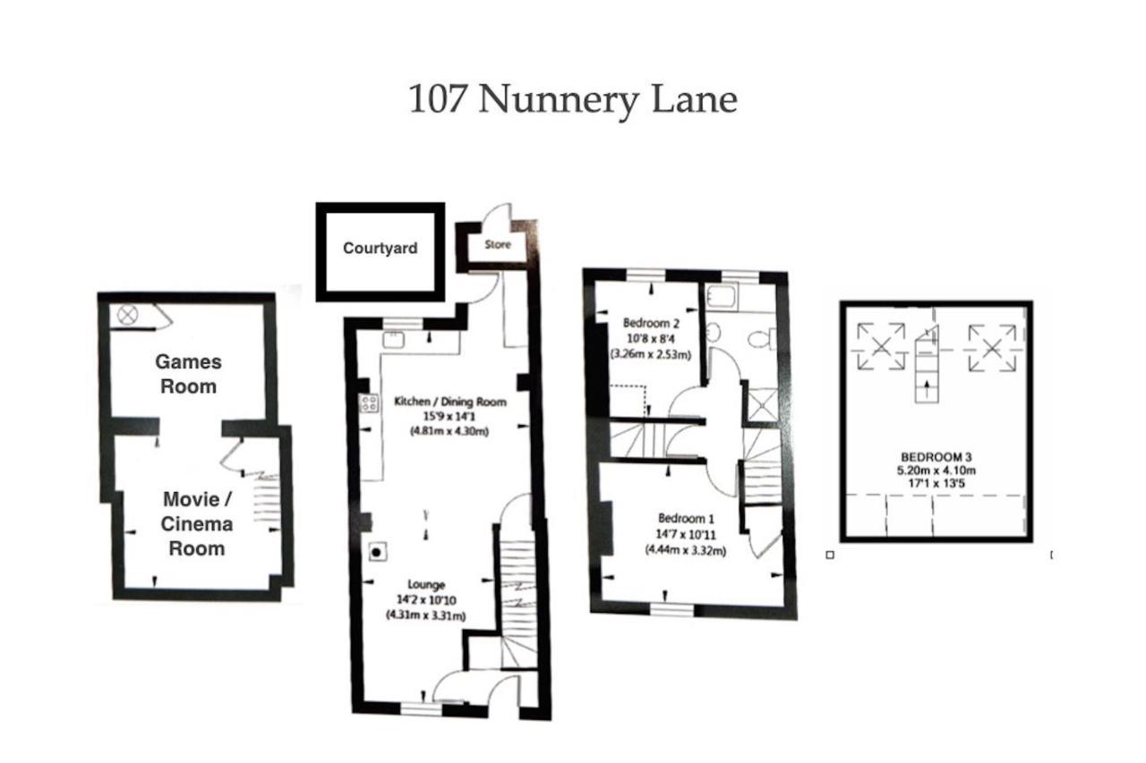 Villa Spencer House & 107 & 109 Nunnery Lane York Esterno foto